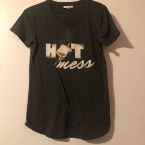 Maurice’s “hot mess” tee-shirt. Size - XS